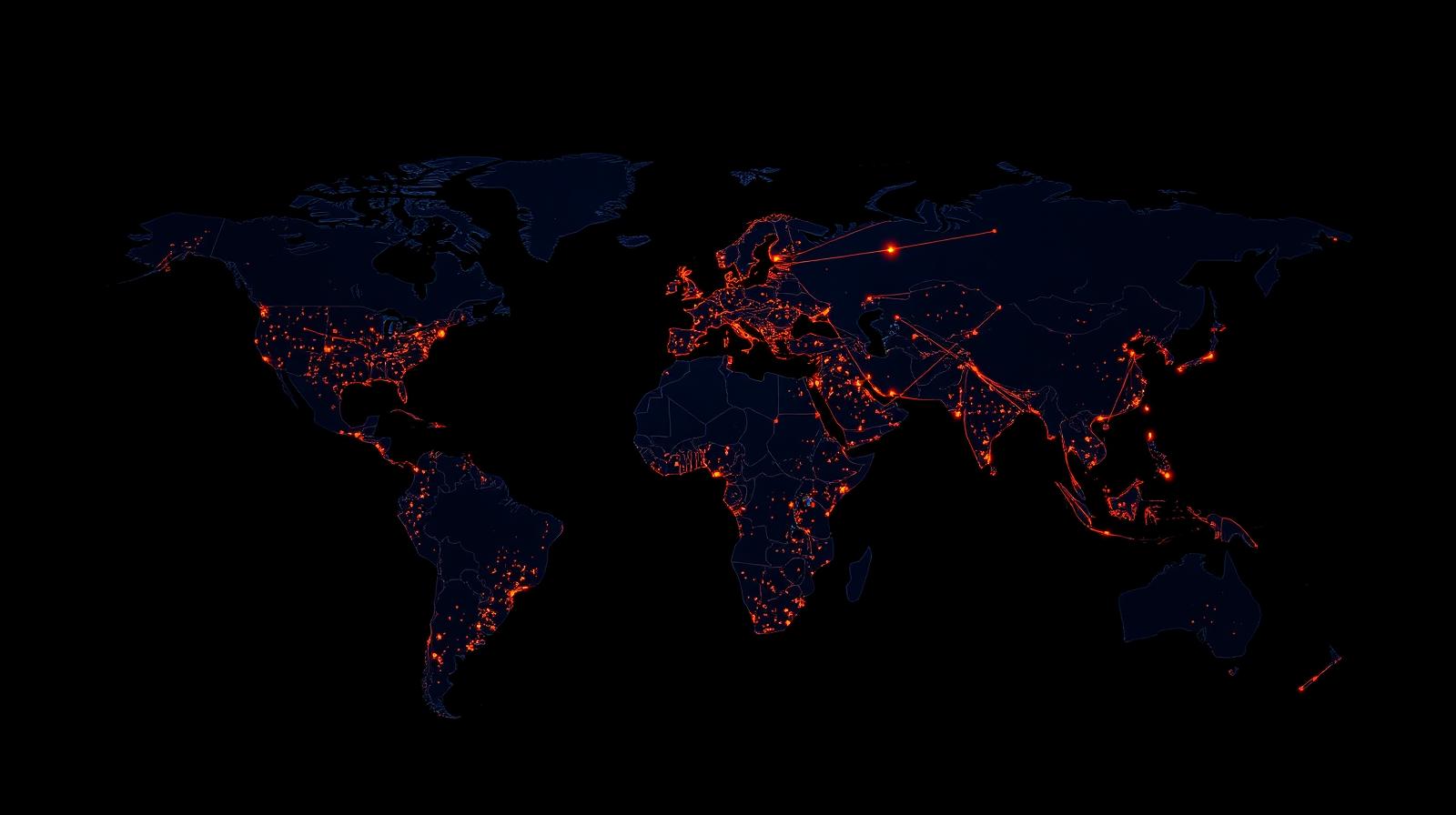 Global welding workforce connection map